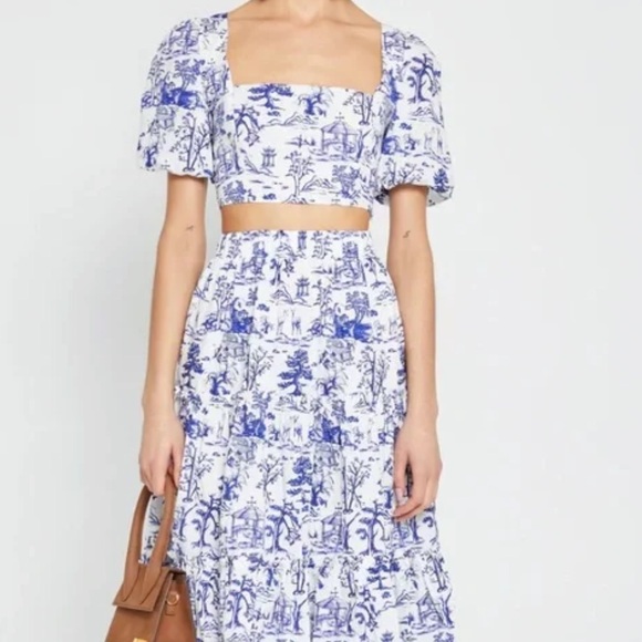 O.P.T beautiful blue top - Picture 3 of 6